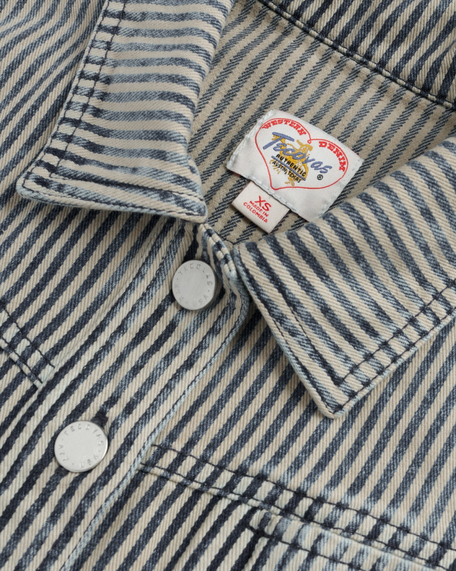 Women's Short Sleeve Denim Top - Image 11