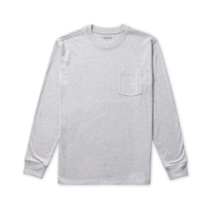Men's Long Sleeve Standard Issue Heather Pocket Tee