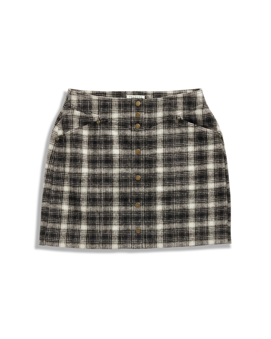 Women's Plaid Mini Skirt - Image 7