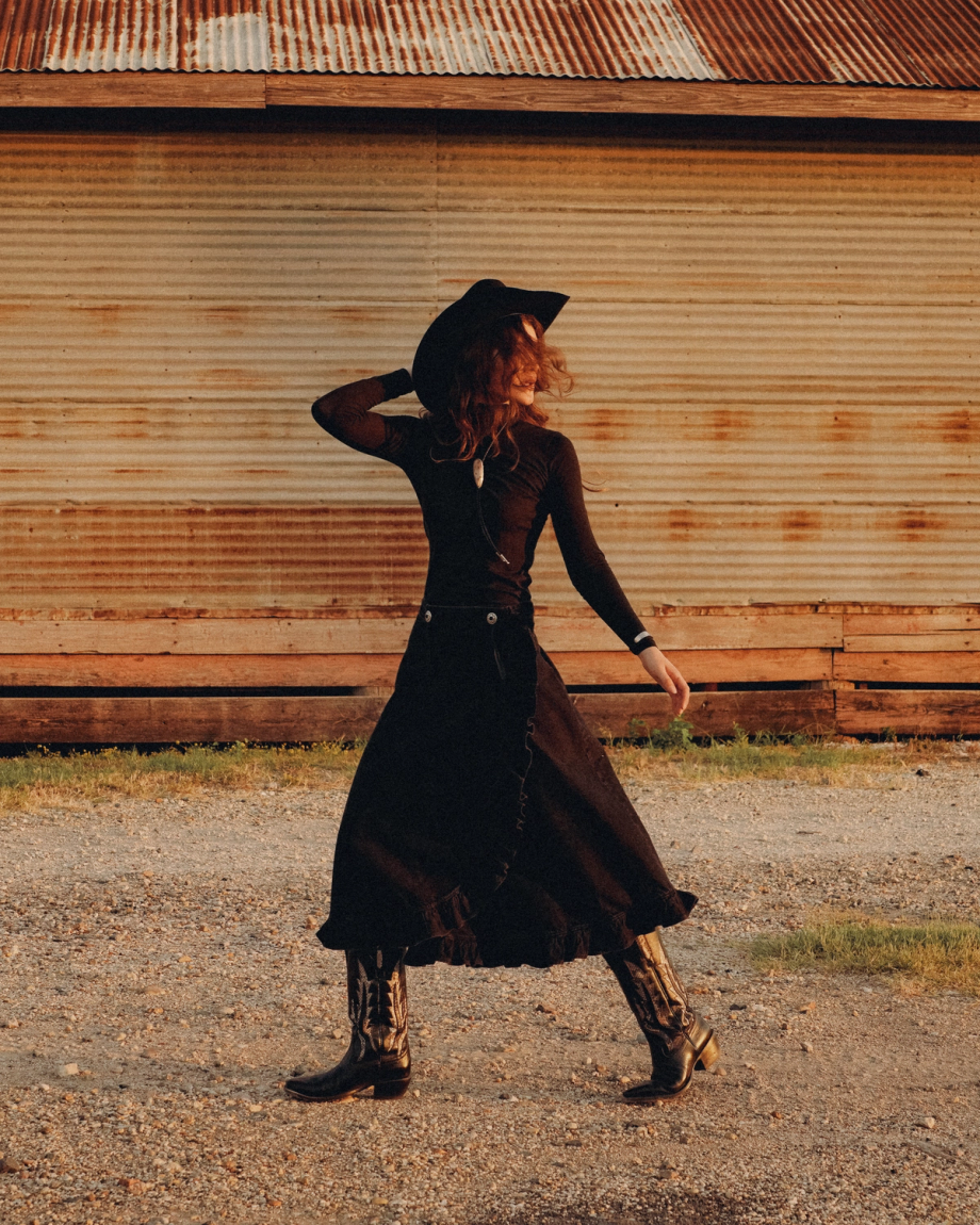 Women's Rodeo Maxi Denim Skirt - Image 7