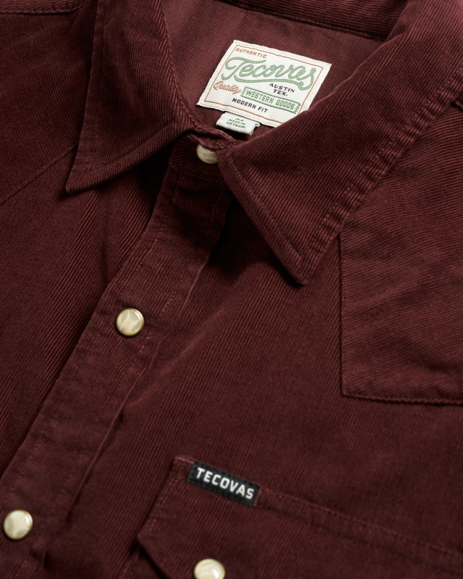 Men's Texas Weight Corduroy Pearl Snap - Image 13
