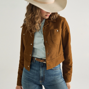 Women's Moleskin Pearl Snap Jacket