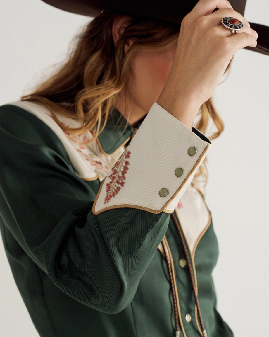 Women's Tecovas X H Bar C Birthday X Shirt - Image 3