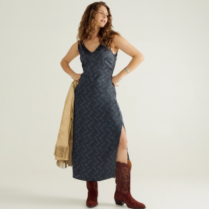 Women's Embroidered Slip Dress