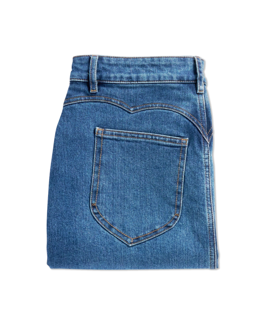 Women's Denim Midi Skirt - Image 11