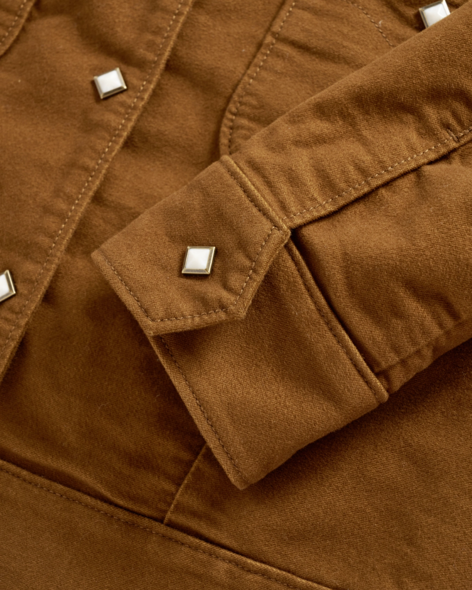 Women's Moleskin Pearl Snap Jacket - Image 8