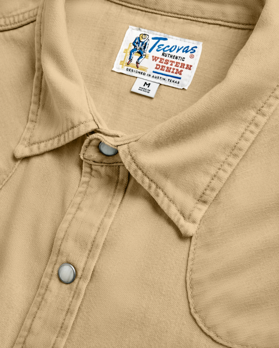 Men's Denim Long Sleeve Pearl Snap - Image 39