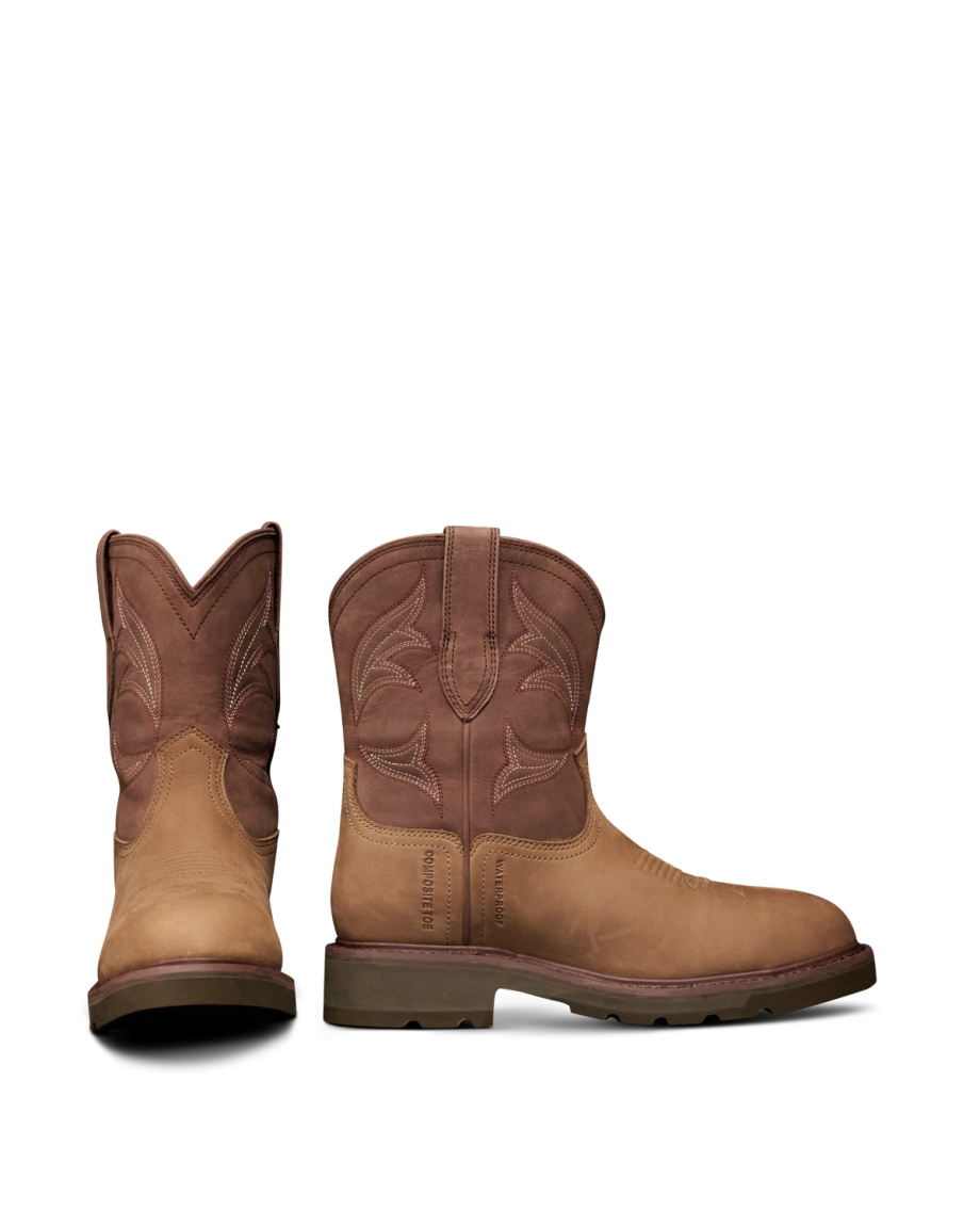 Women's LongHaul Waterproof Round Composite Toe Work Boot - Image 11