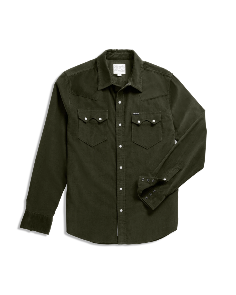Men's Texas Weight Corduroy Pearl Snap