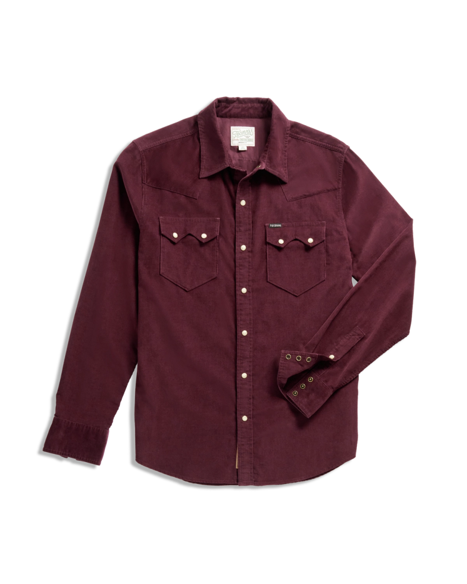 Men's Texas Weight Corduroy Pearl Snap - Image 8