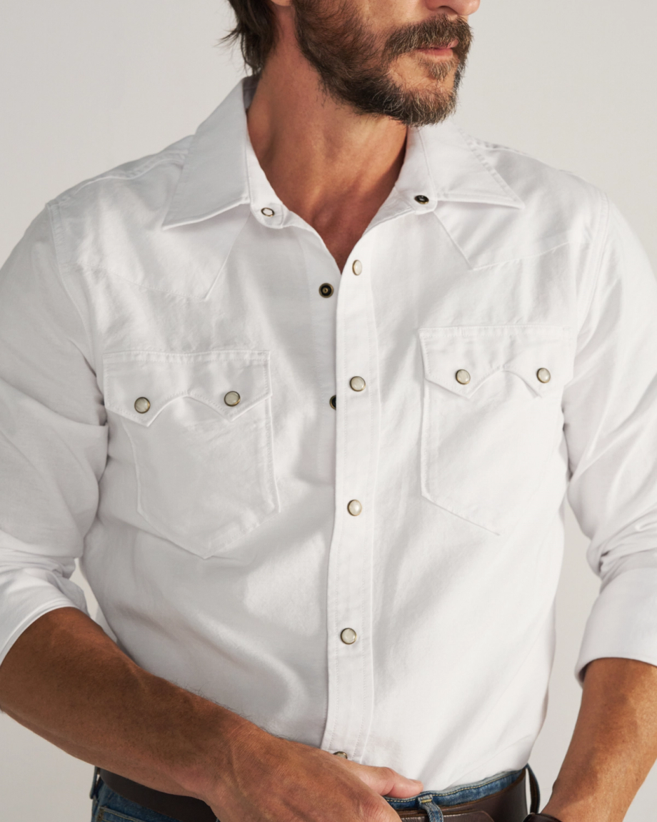 Men's Vintage Weight Pearl Snap - Image 11