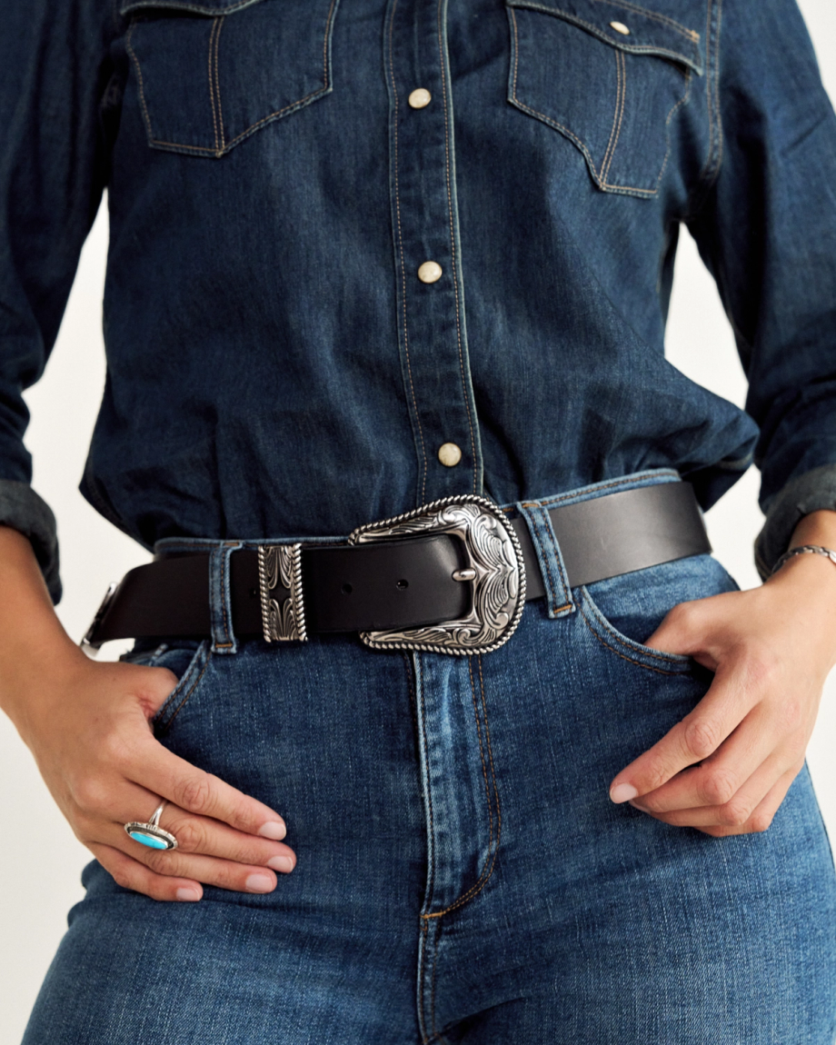 Women's Western 3 Piece Belt - Image 2