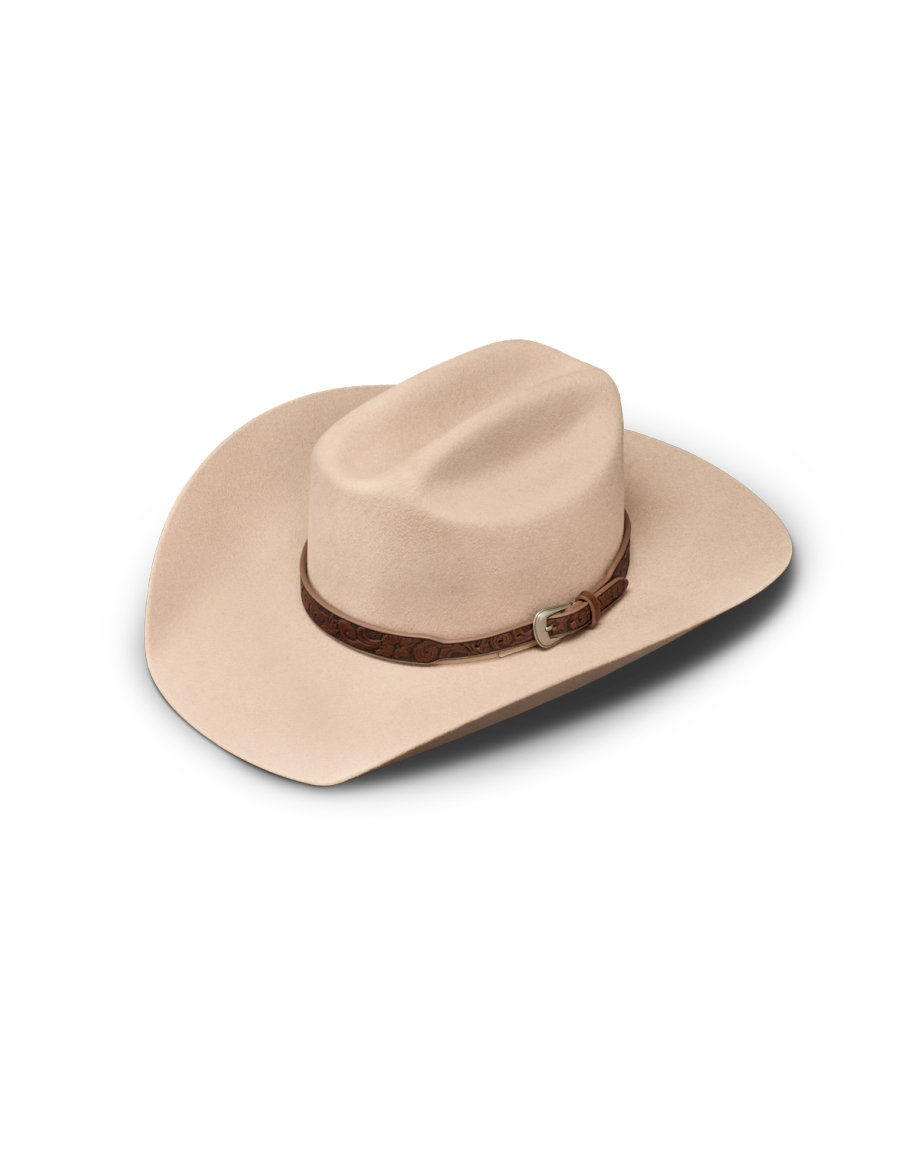 Embossed Buckle Hat Band - Image 2