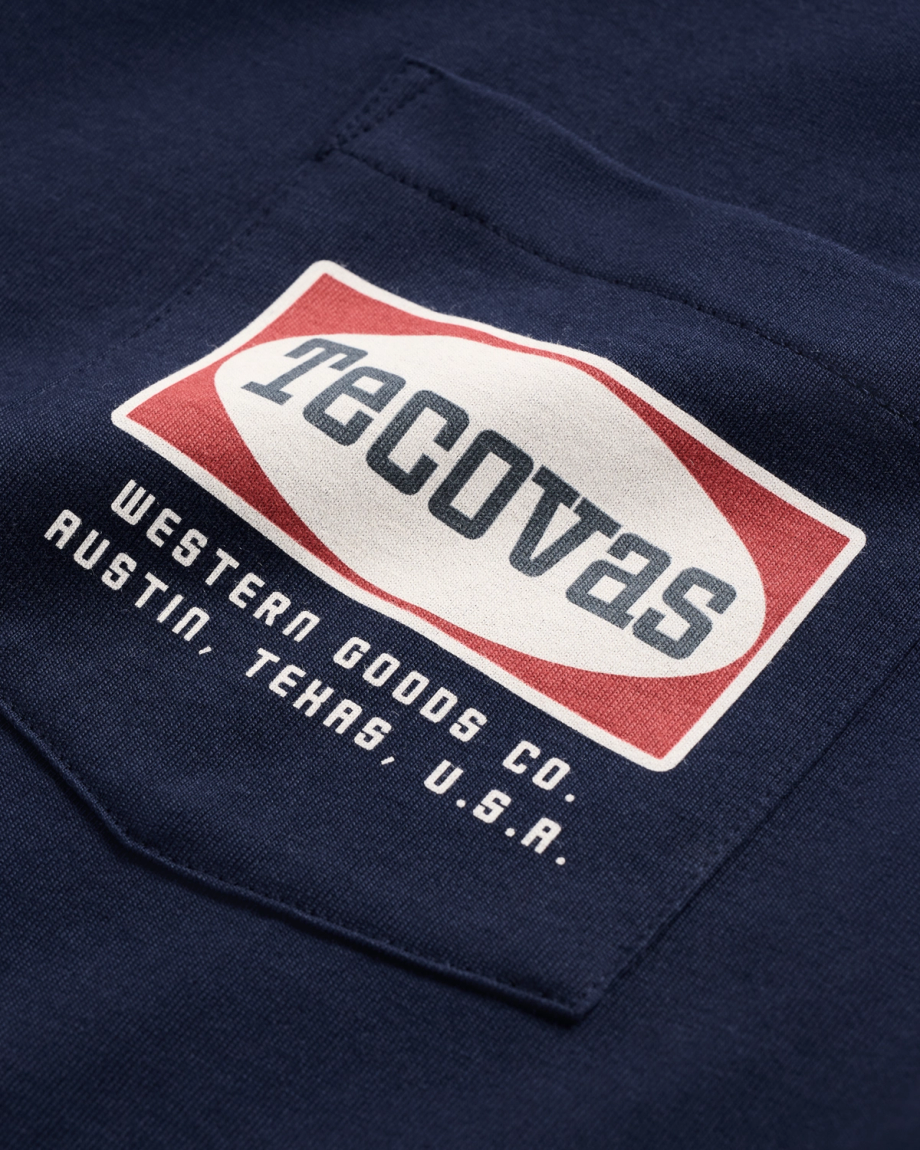 Men's Oval Tecovas Pocket T-Shirt - Image 4