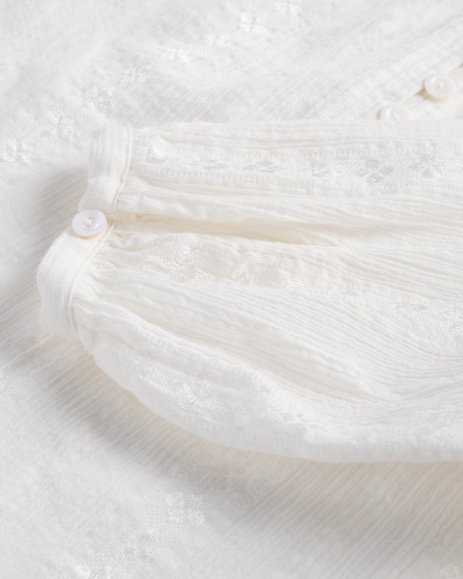 Women's Long Sleeve Woven Blouse - Image 5