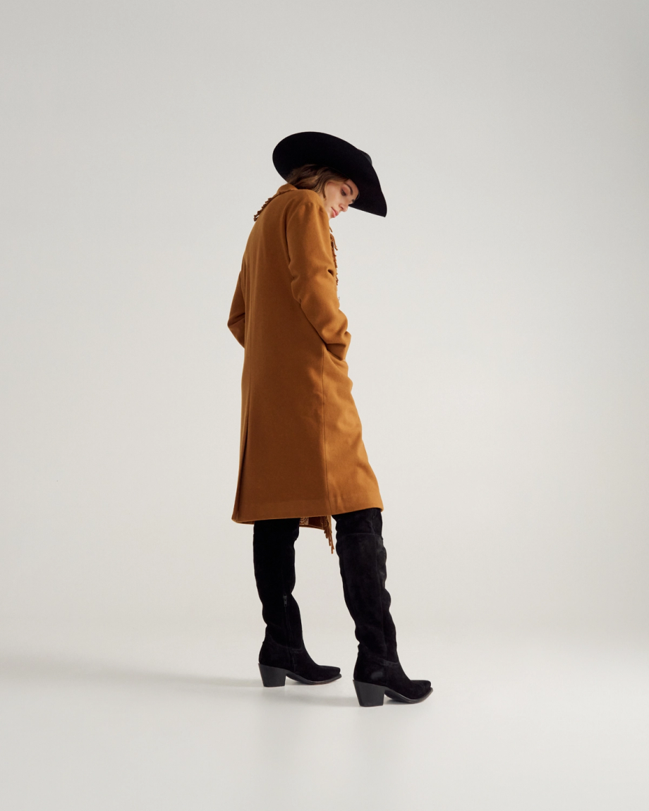 Women's Western Fringe Coat - Image 3