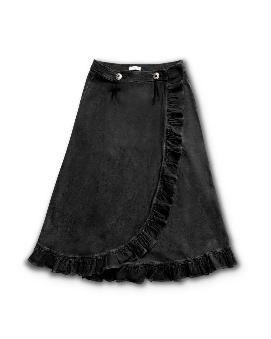 Women's Rodeo Maxi Denim Skirt - Image 6