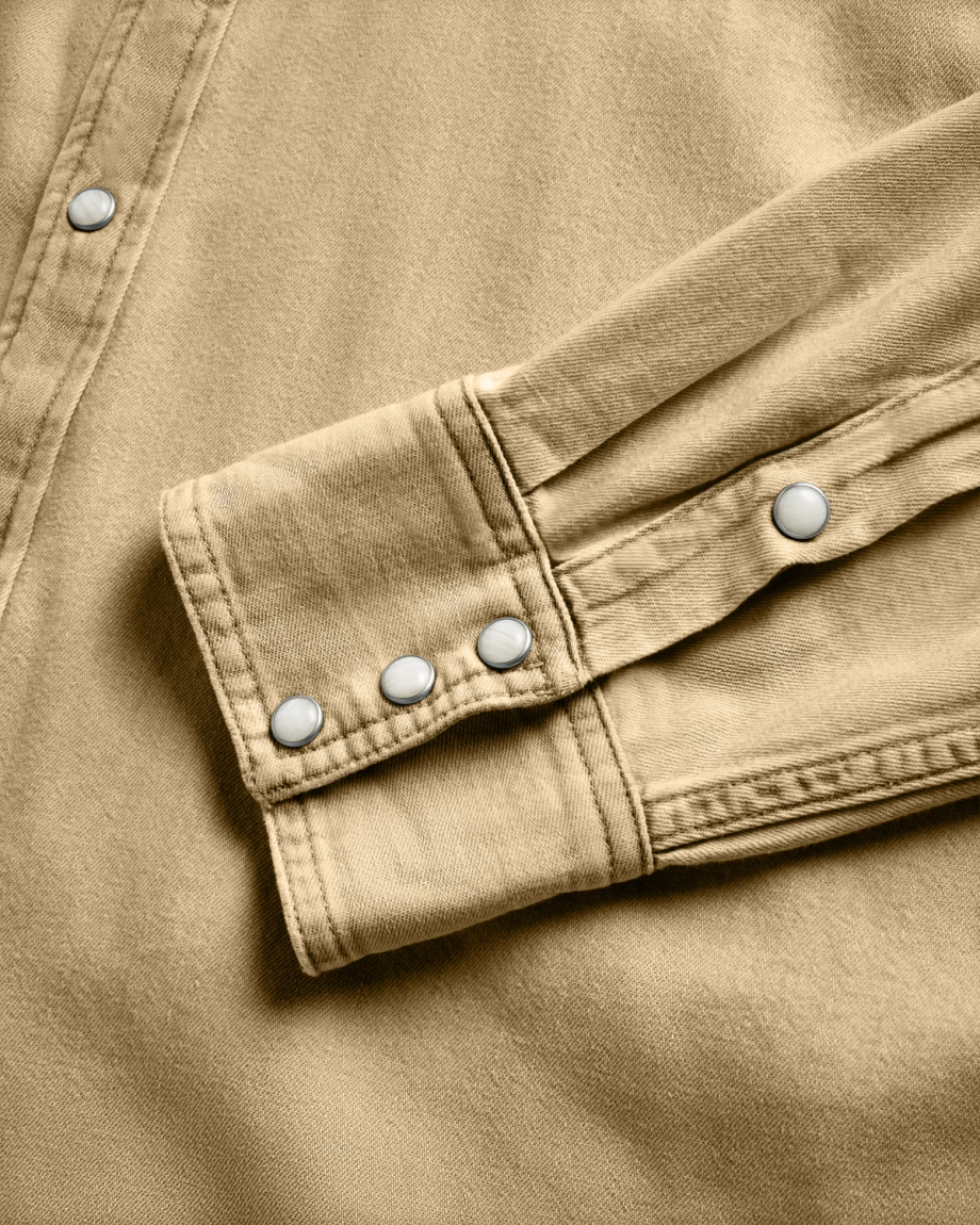 Men's Denim Long Sleeve Pearl Snap - Image 40