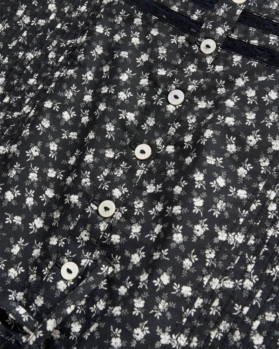 Women's Long Sleeve Cotton Poplin Top - Image 6