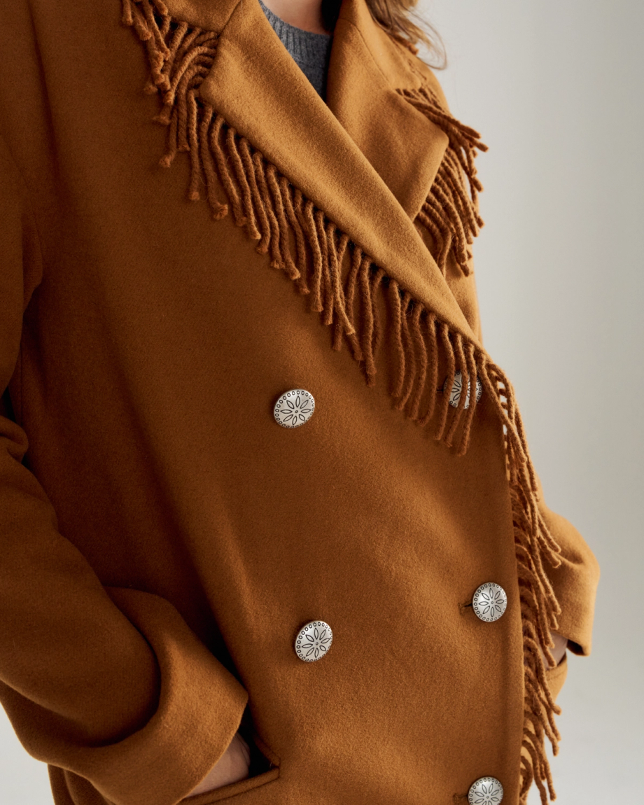 Women's Western Fringe Coat - Image 4