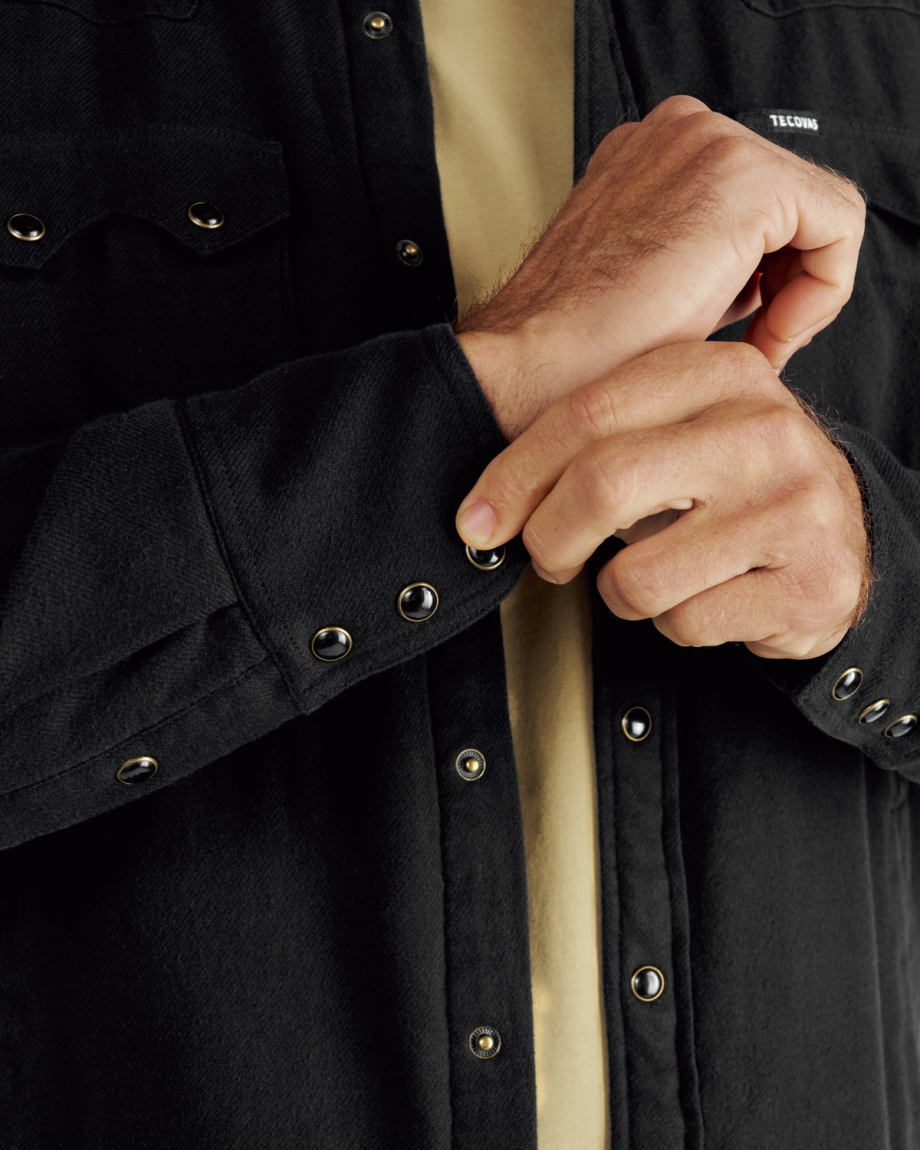 Men's Sawtooth Pearl Snap Shacket - Image 11