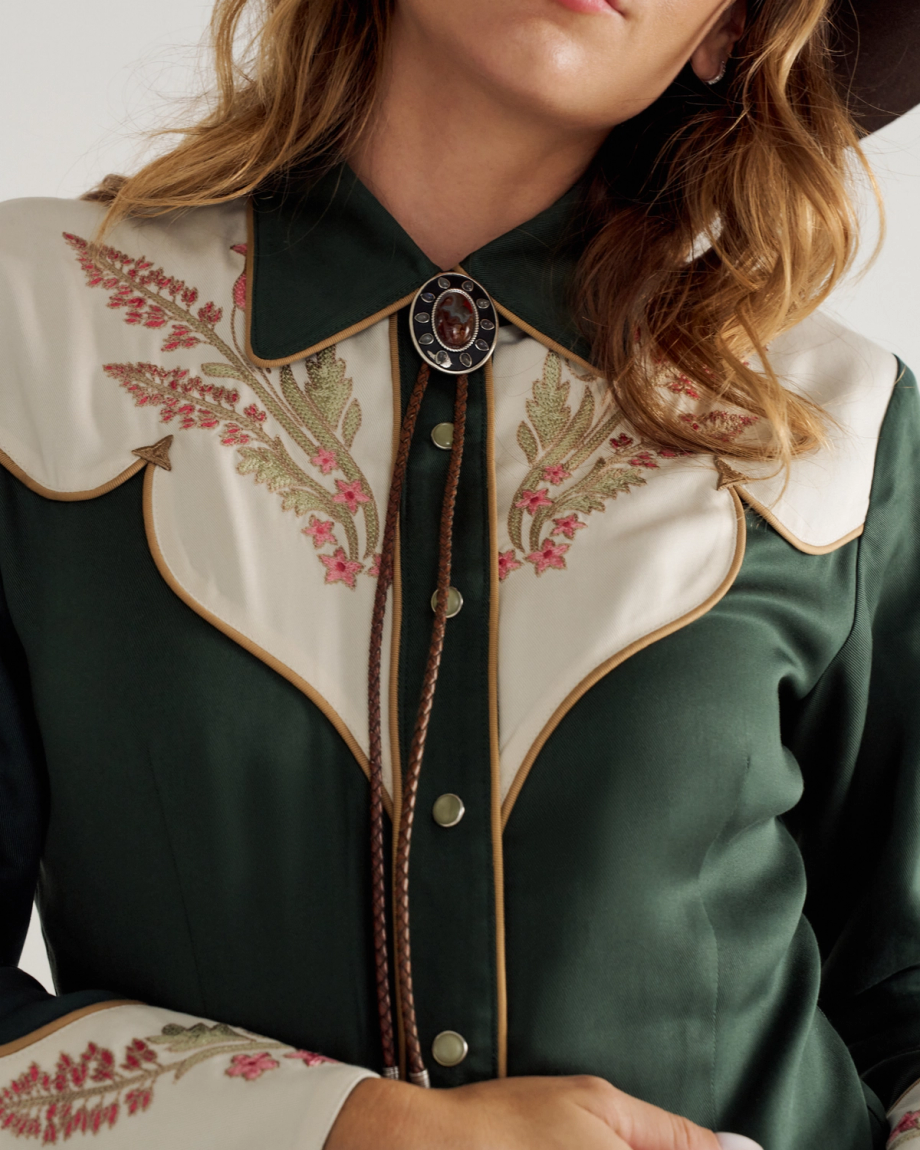 Women's Tecovas X H Bar C Birthday X Shirt - Image 4