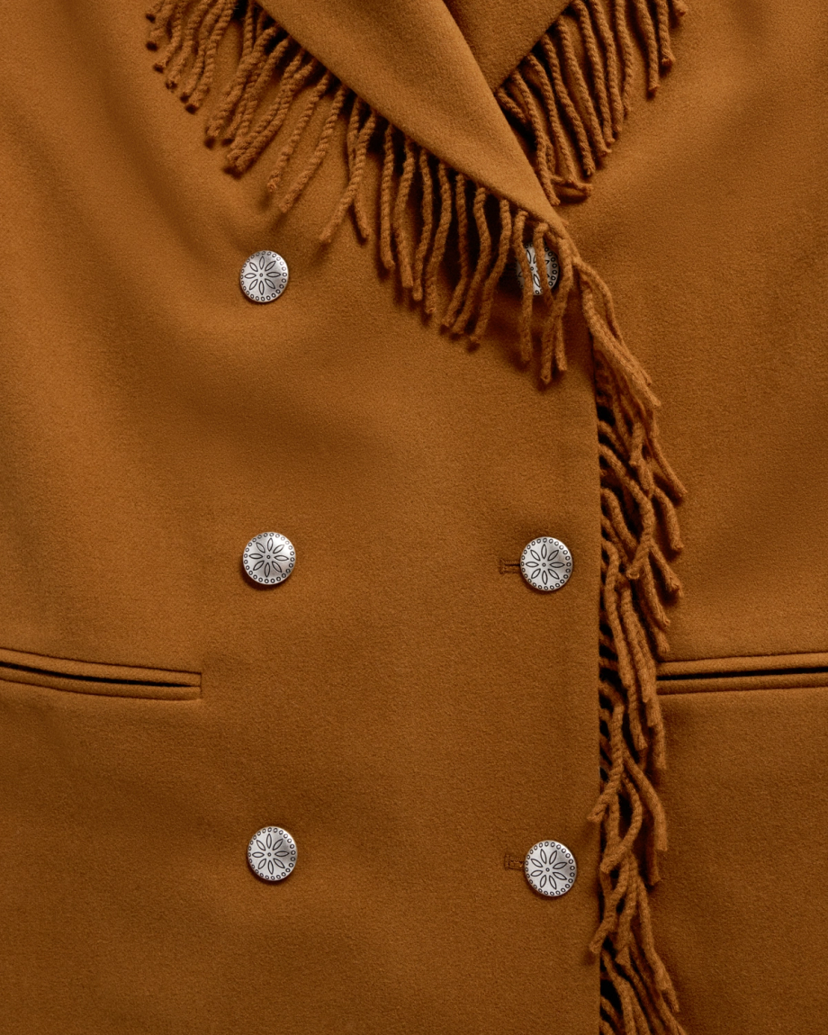 Women's Western Fringe Coat - Image 9