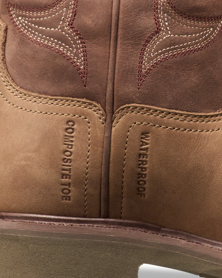 Women's LongHaul Waterproof Round Composite Toe Work Boot - Image 19