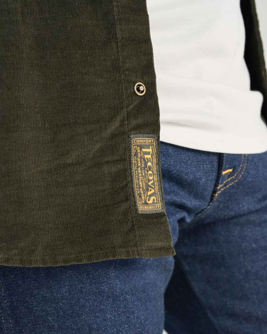 Men's Texas Weight Corduroy Pearl Snap - Image 5
