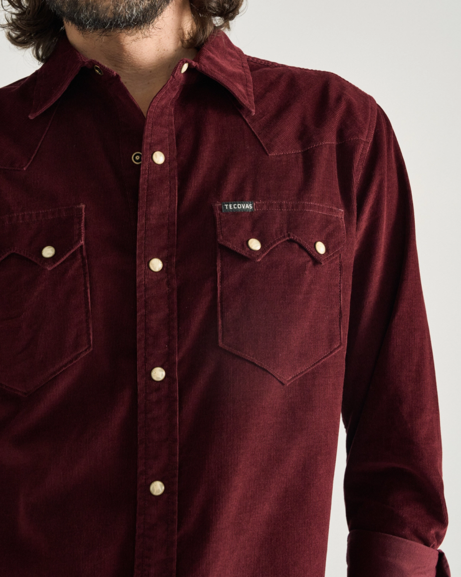 Men's Texas Weight Corduroy Pearl Snap - Image 11