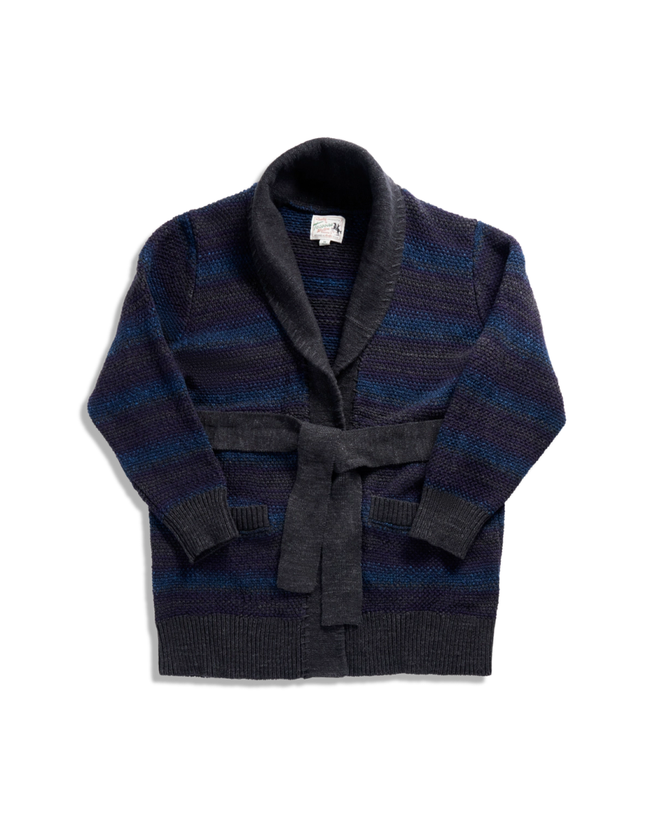 Men's Shawl Collar Wrap Sweater - Image 5
