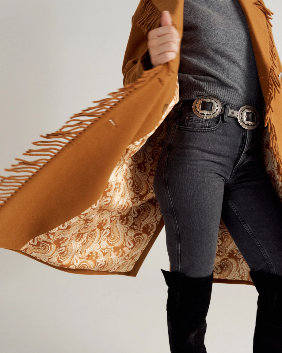 Women's Western Fringe Coat - Image 5