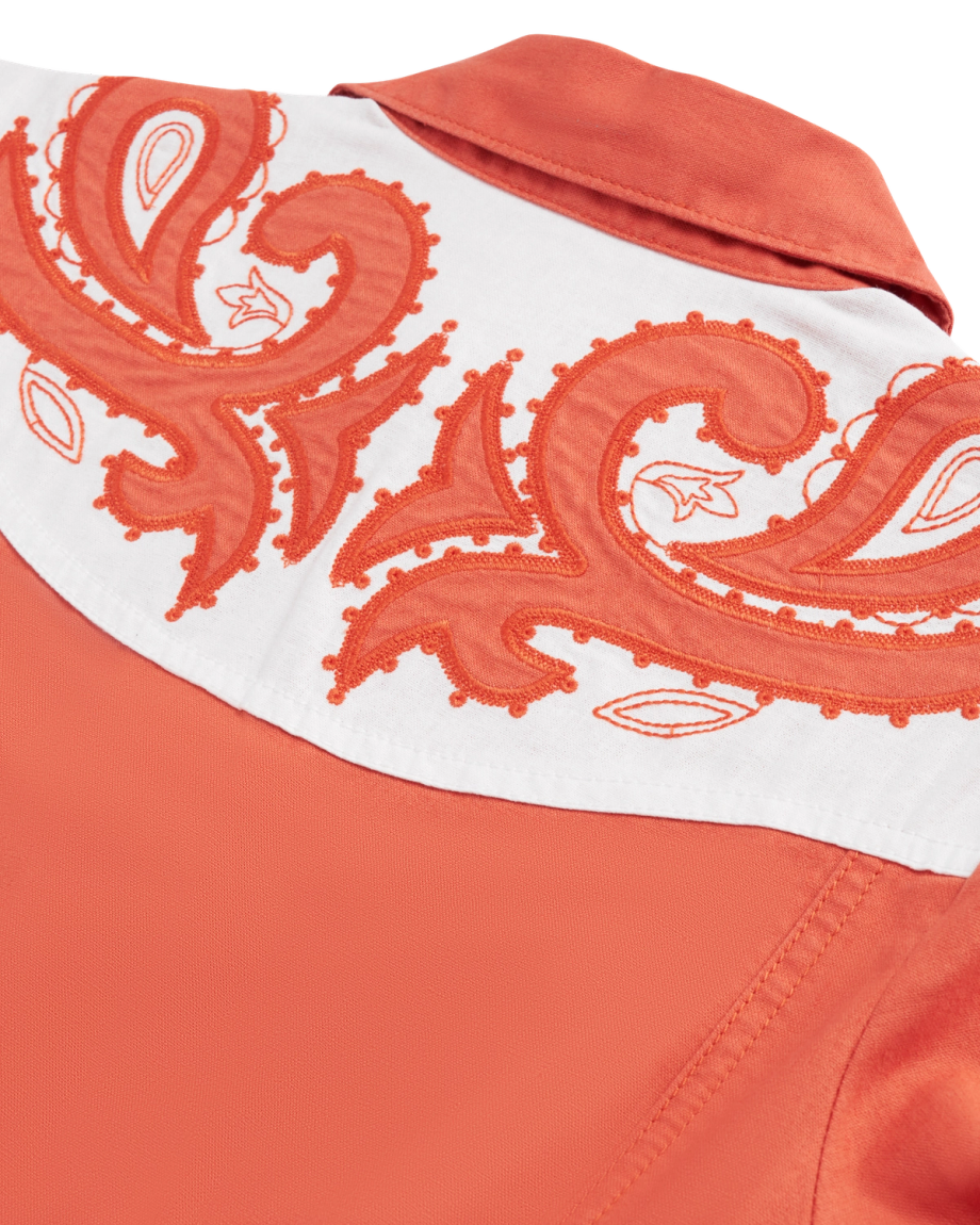 Women's Long Sleeve Applique Mini Dress - Image 8