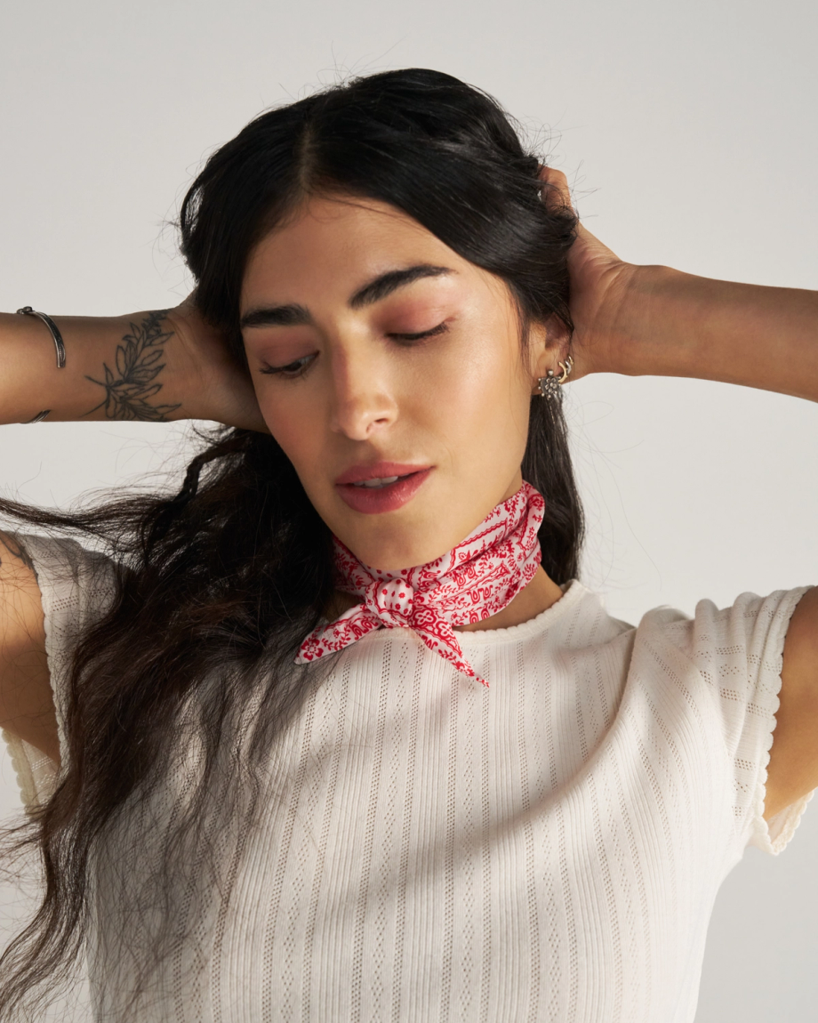 Bandana Ribbon Scarf - Image 2
