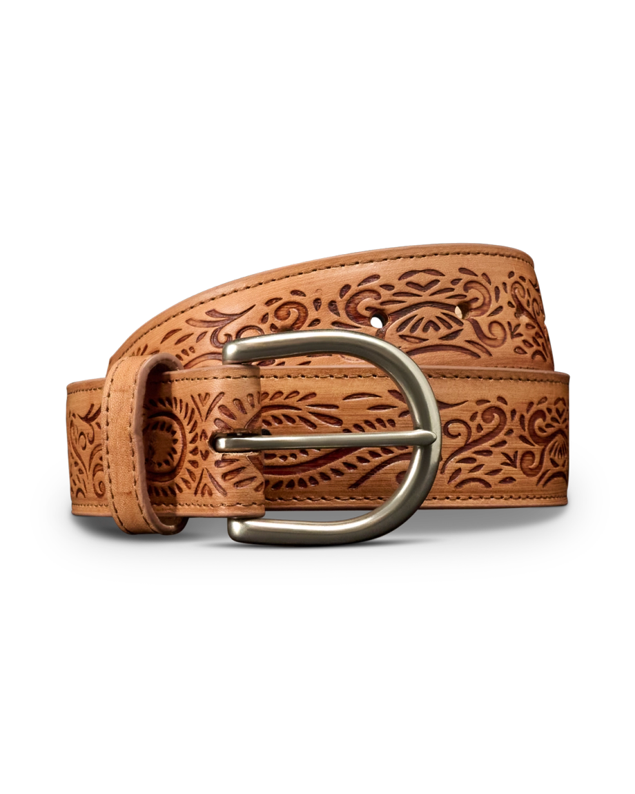 Women's Embossed Belt