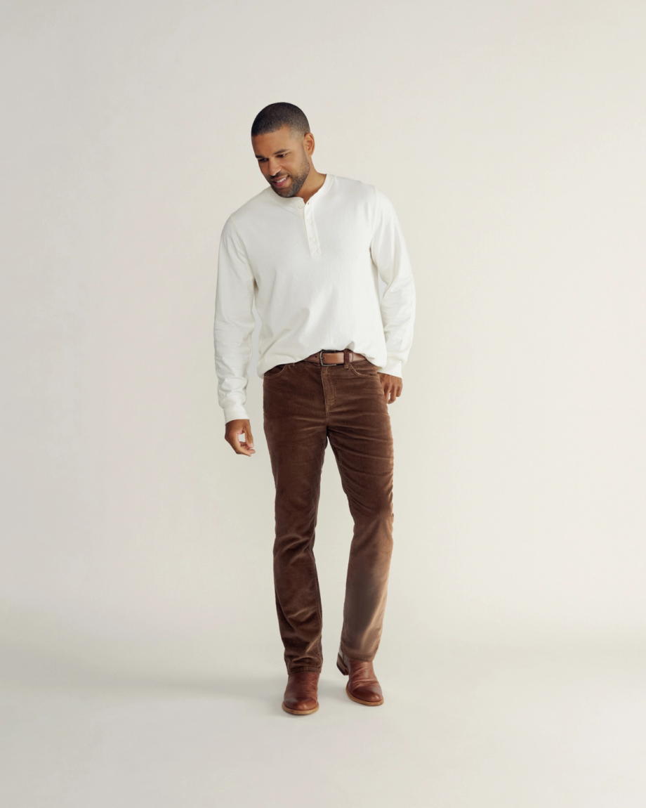 Men's Slim Straight Stretch Corduroy - Image 8