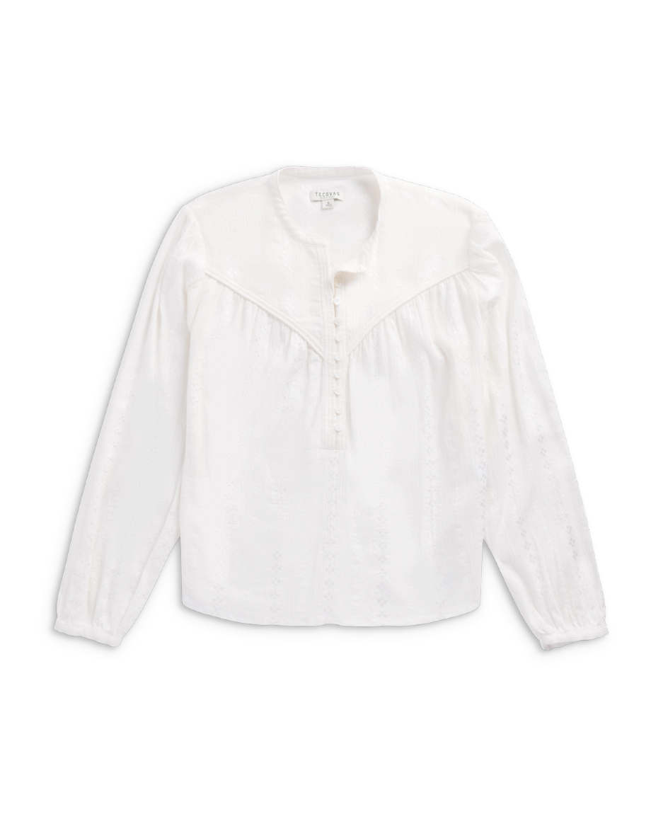 Women's Long Sleeve Woven Blouse - Image 6