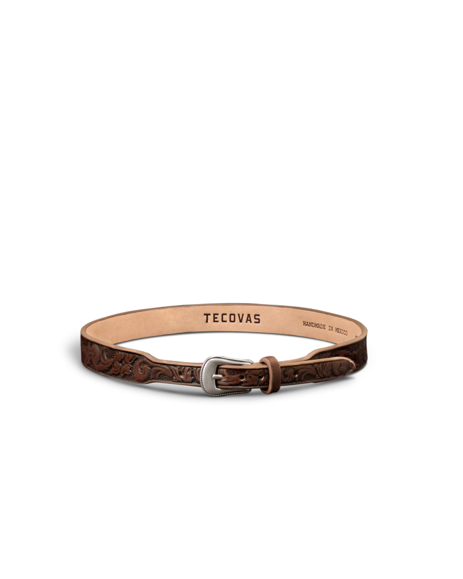 Embossed Buckle Hat Band