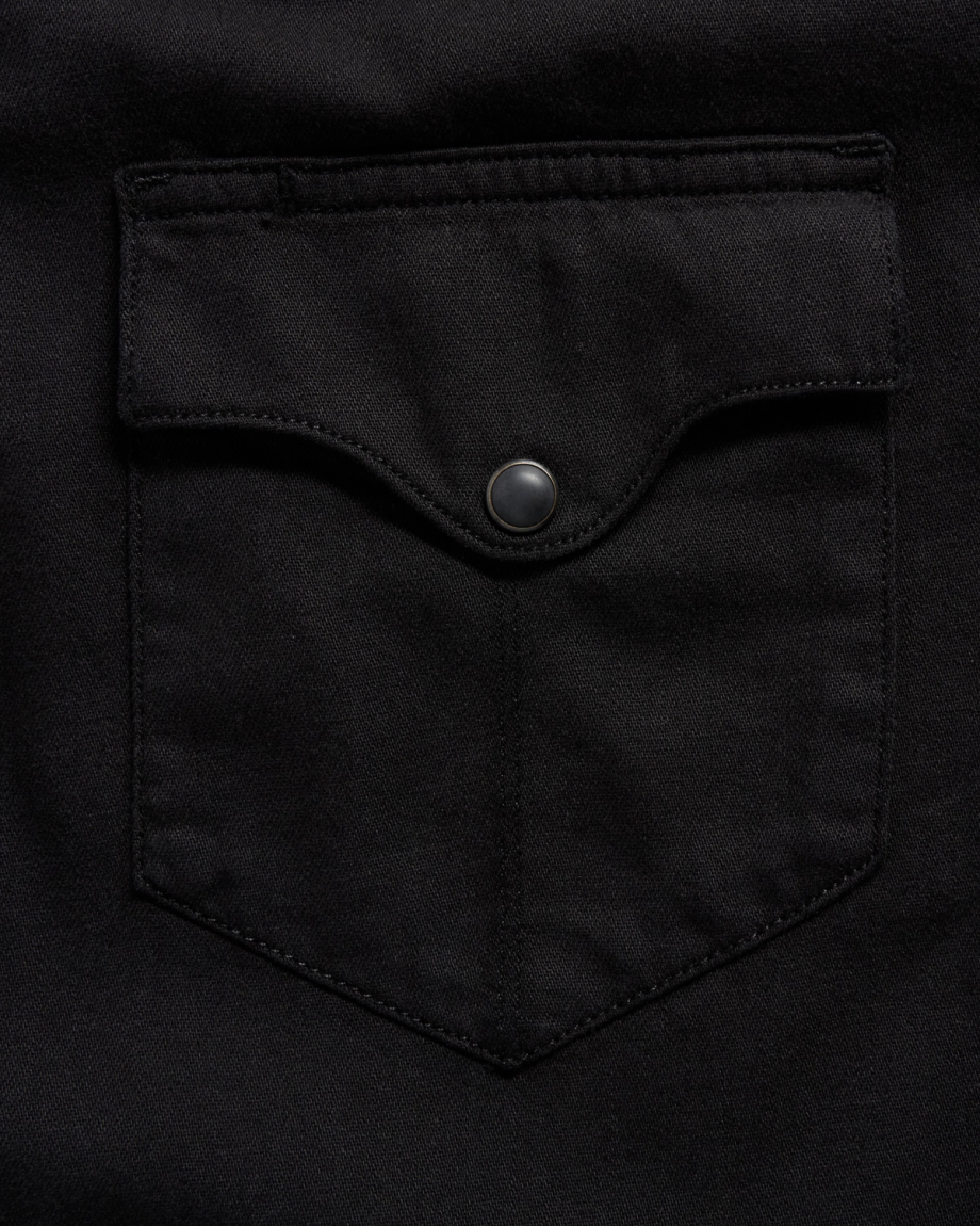 Men's Denim Long Sleeve Pearl Snap - Image 34
