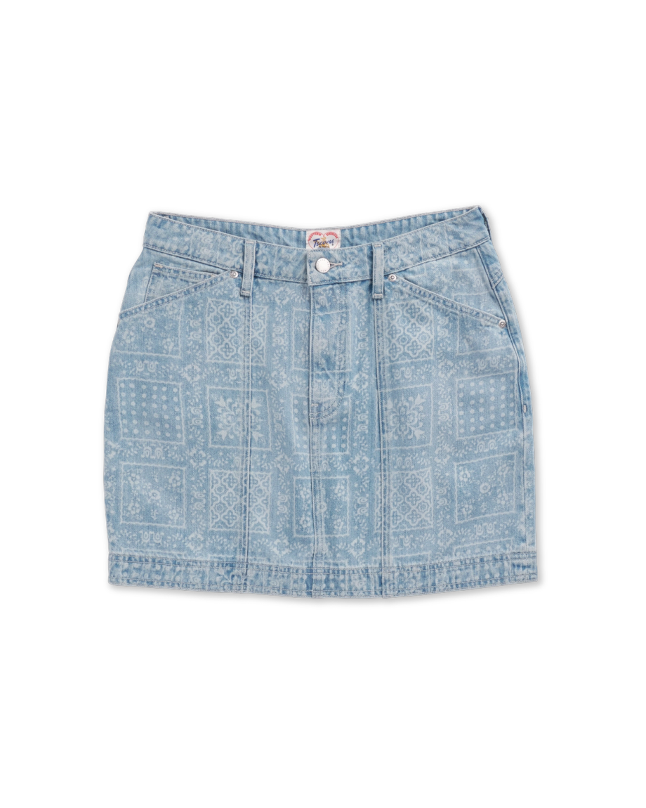 Women's High-Rise Denim Mini Skirt - Image 9