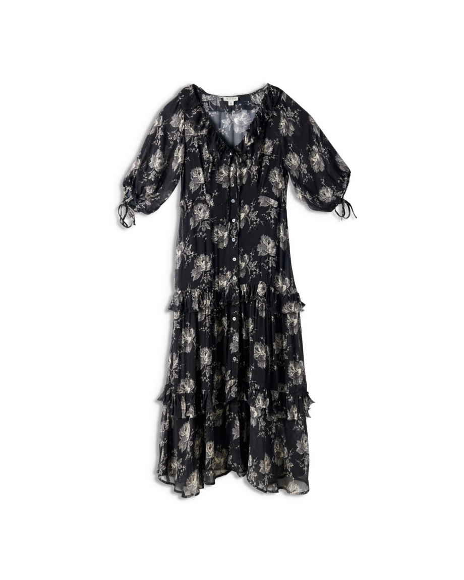 Women's Elbow-Length Maxi Dress - Image 10